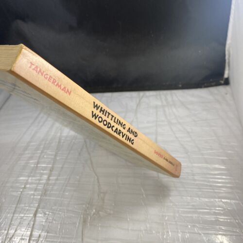 Whittling and Woodcarving by Tangerman, E. J. Vintage 60s Woodworking PPB Arts