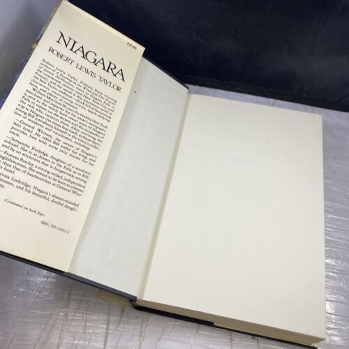 1980 Niagara Robert Lewis Taylor Vintage 1800s Historical Fiction Novel Good