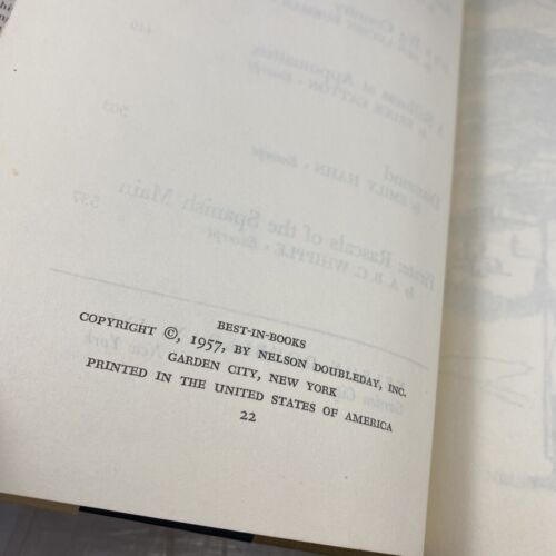 Best In Books Nelson Doubleday HC 2 Complete Books, 3 Book Excerpts Vintage 50s