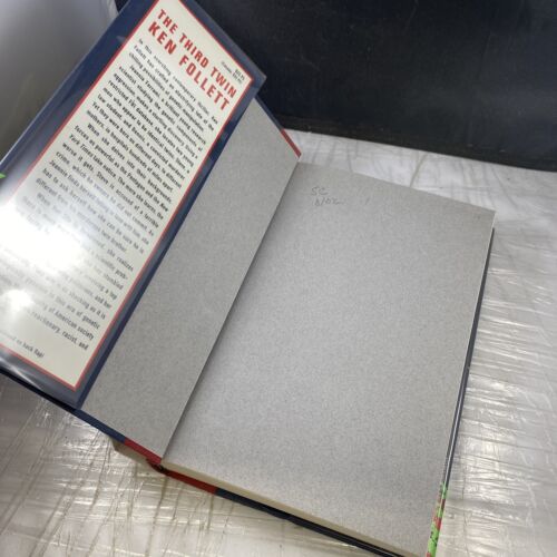 The Third Twin by Ken Follett - 1996 First Edition First Print HC with DJ