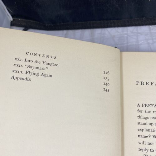 Old NORTH TO THE ORIENT Book 1935 ANNE MORROW LINDBERGH CHARLES MAP PILOT FLIGHT