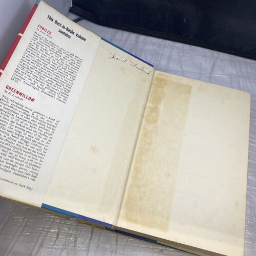 BEST IN BOOKS #20 Two Complete Books 3 Book Vintage 50s Literature With HCDJ