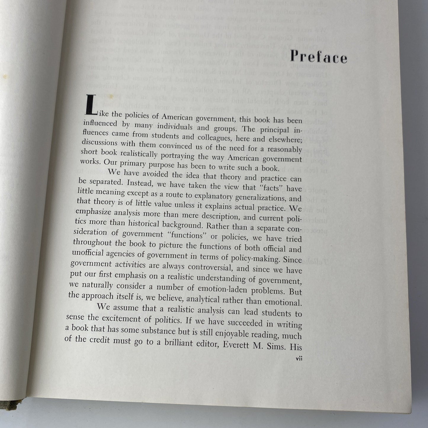The Politics of American Democracy MARIAN Irish. JAMES W, PROTHRO 1959 Hardcover
