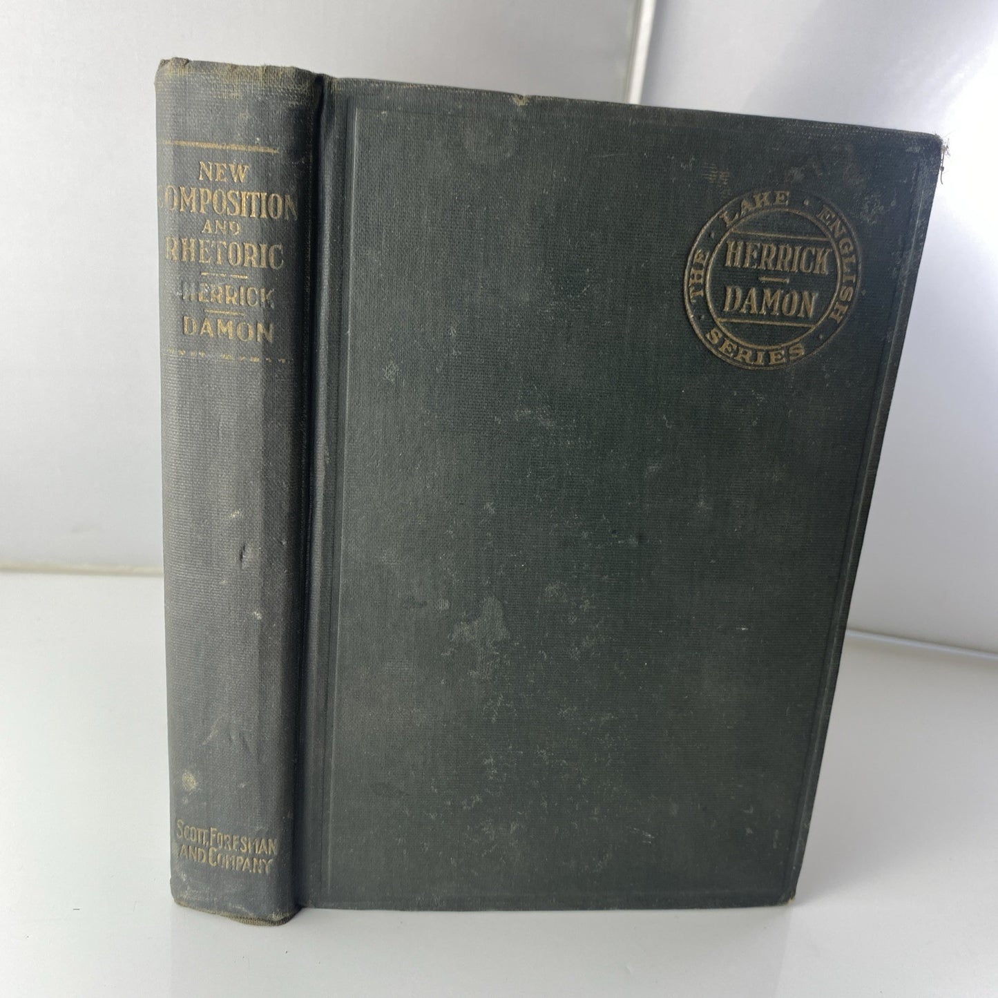 New Composition and Rhetoric Antique English Writing School Book 1911 Hardcover)