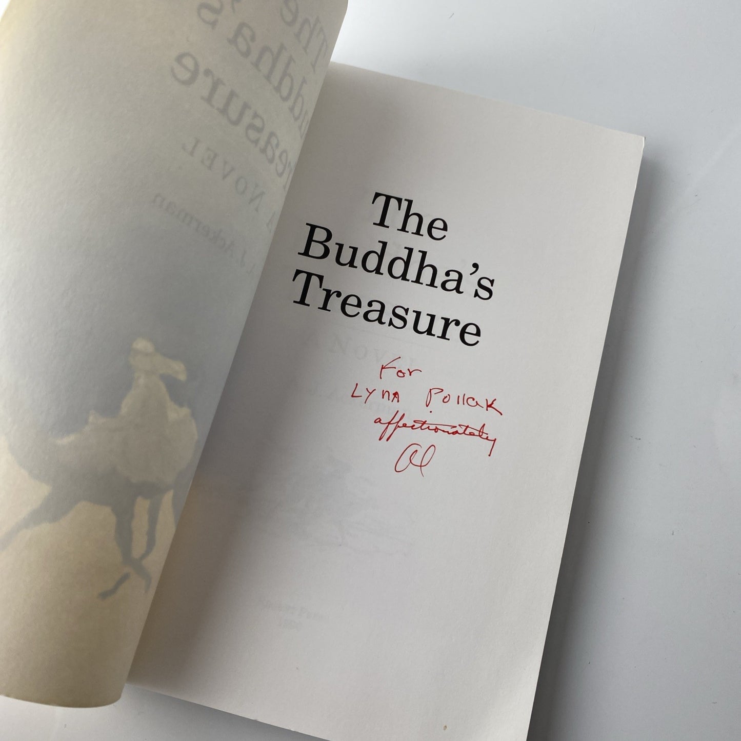 Signed The Buddha's Treasure: A Novel Rare Paperback Buddhist Journey