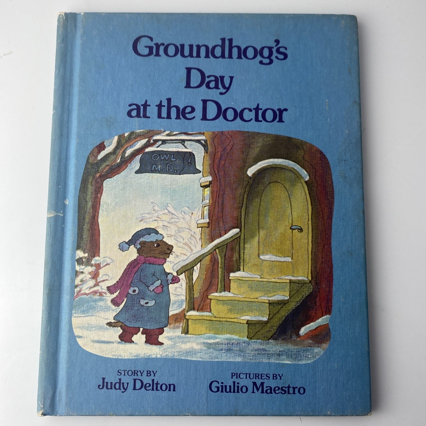 Vintage Kids Picture Book 1st Print Groundhog’s Day At The Doctor By Judy Delton