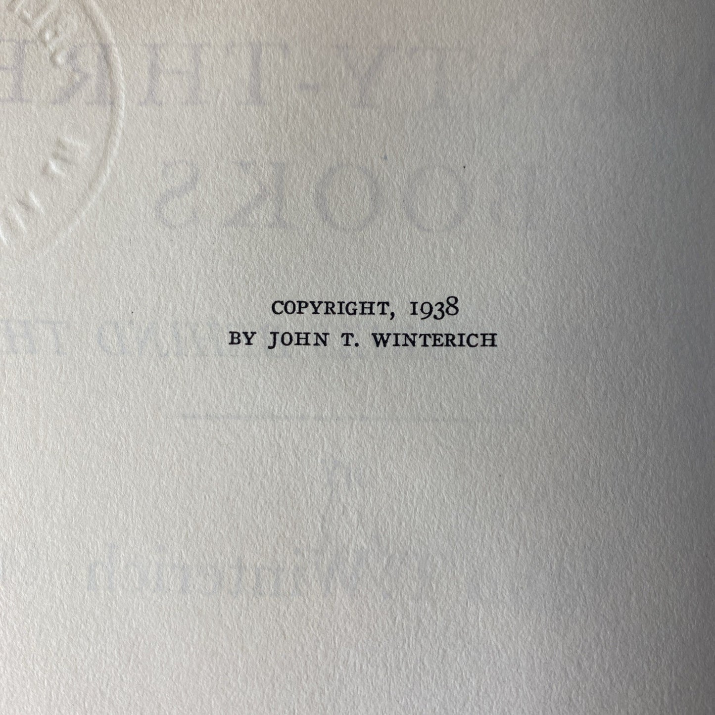 WINTERICH, JOHN TRACY (1891-1970) Twenty-Three Books and the Stories Behind Them