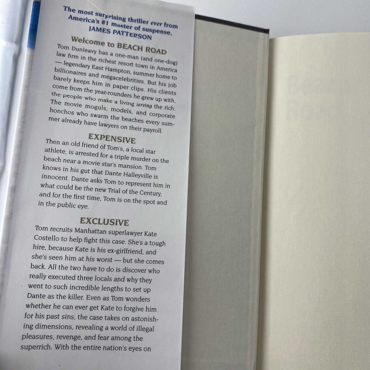 Beach Road - Hardcover By Patterson, James - GOOD. Book Club Edition