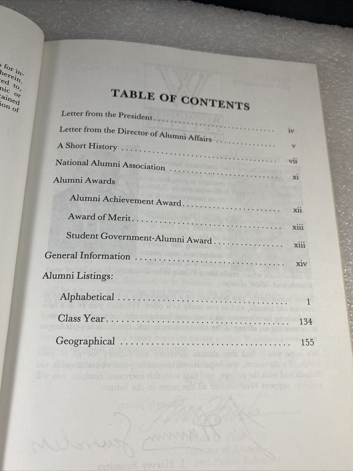 1986 westminster college alumni directory book Vintage 80s Fulton Missouri
