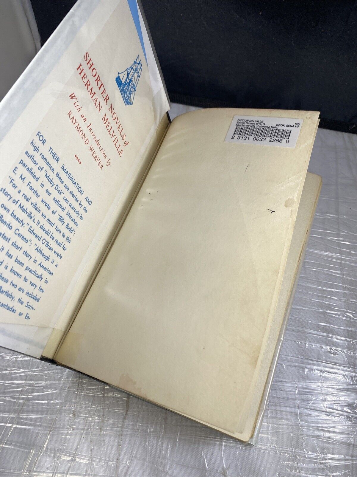 Herman Melville THE SHORTER NOVELS OF HERMAN MELVILLE Liveright Publishing Co.