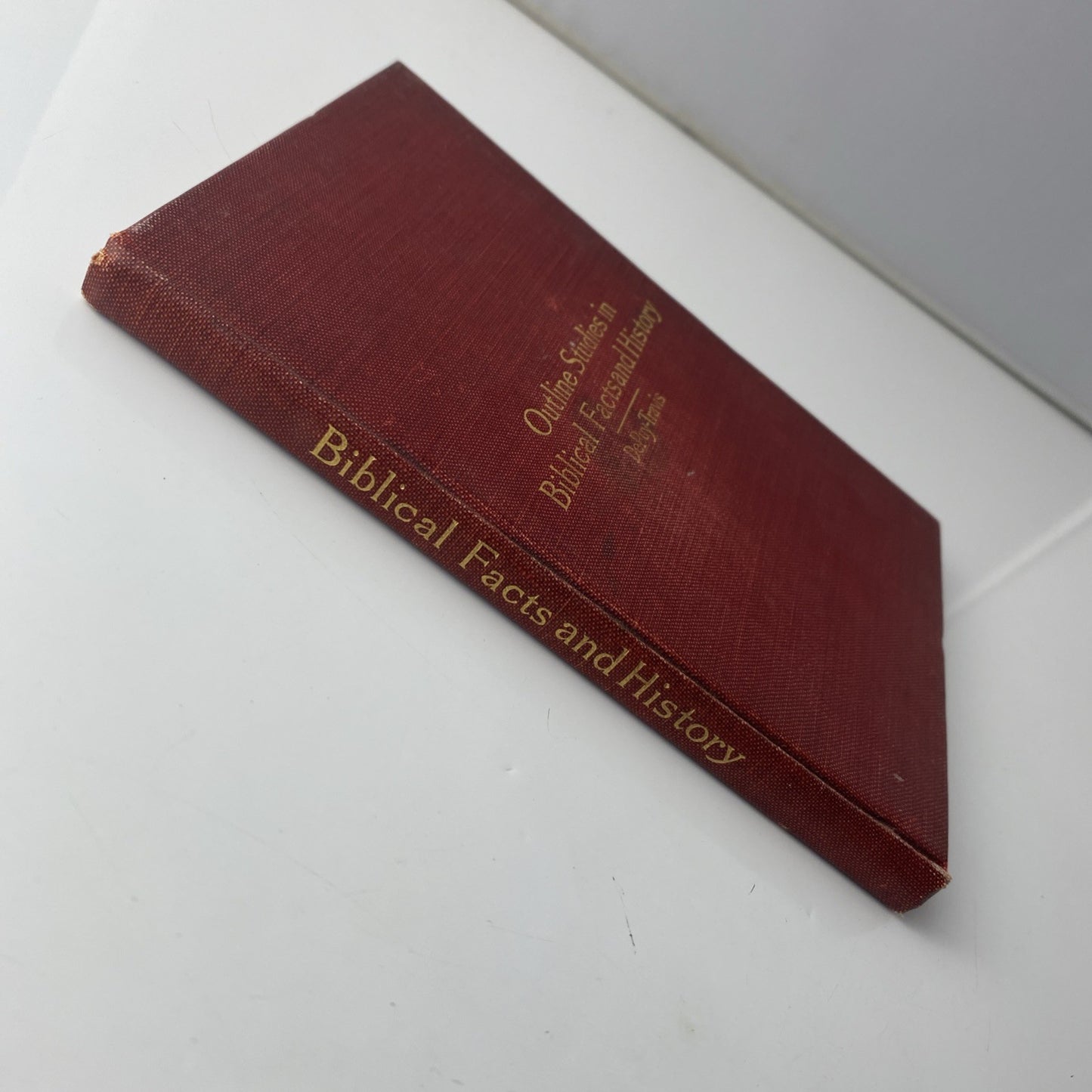 Rare 1912 Vintage- Outline Studies in Biblical Facts and History By DePuy-Travis