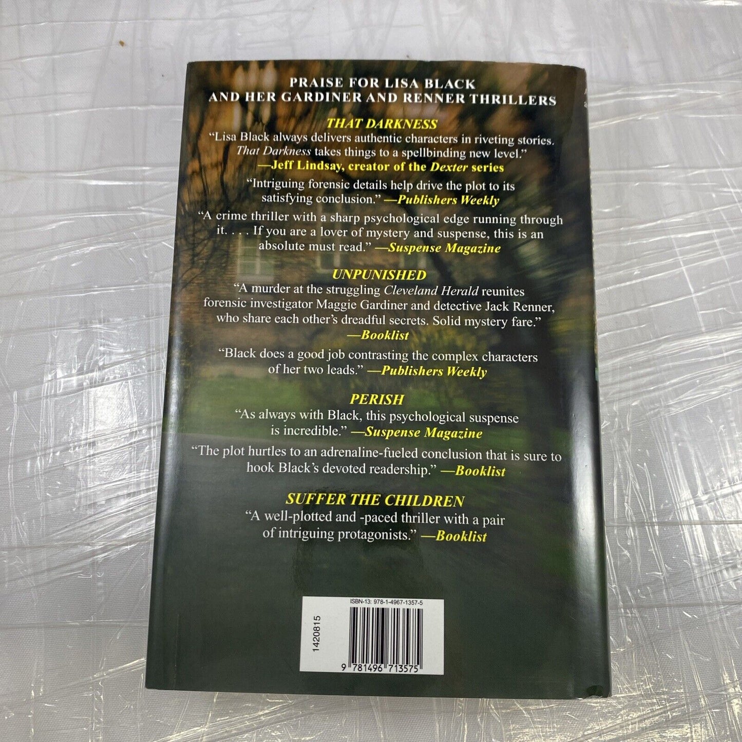 Suffer the Children (A Gardiner and Renner Novel) - Hardcover - Very Good