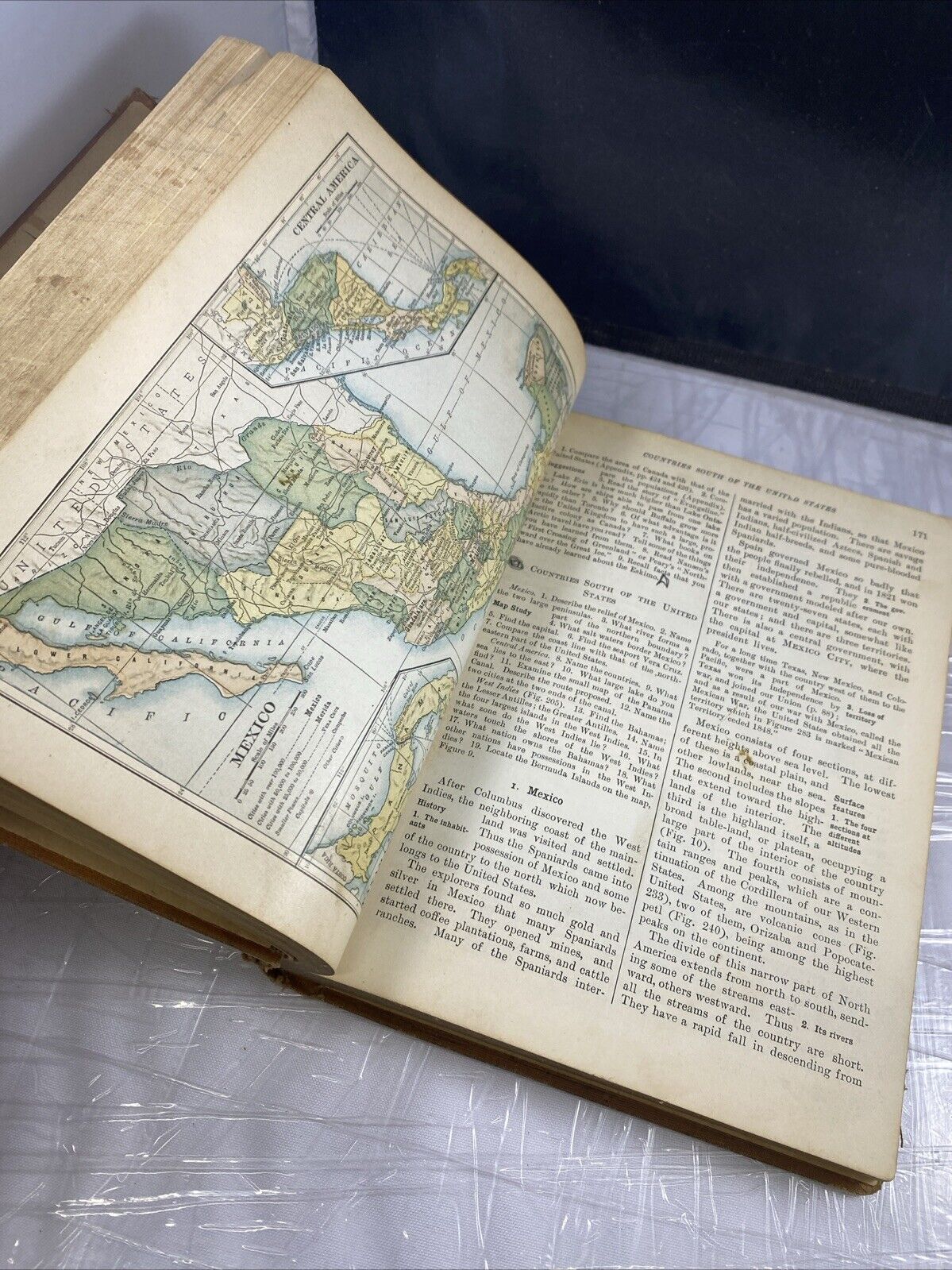 Geography Tarr and McMurry Second Book State of Kansas 1922 ANTIQUE Textbook