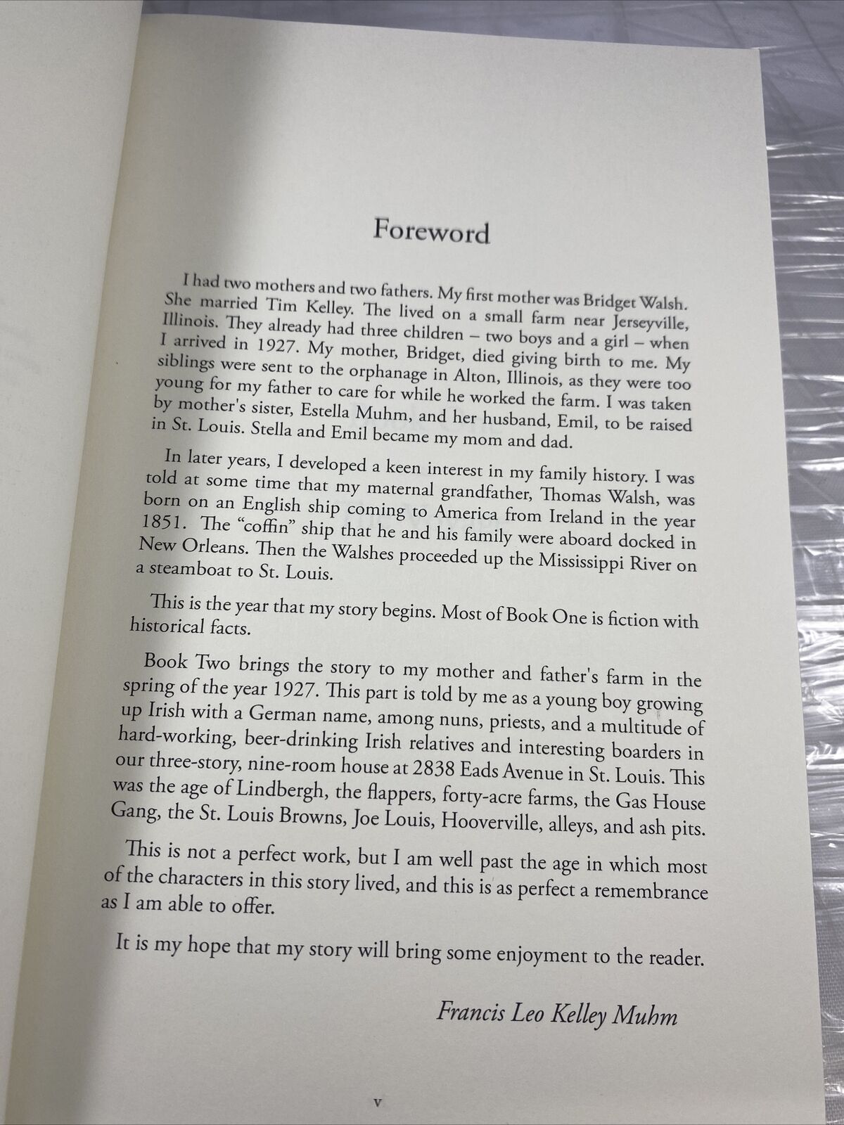 Passage To 2838 Frank Muhm Historical Fiction Paperback 1900s Hardship Irish