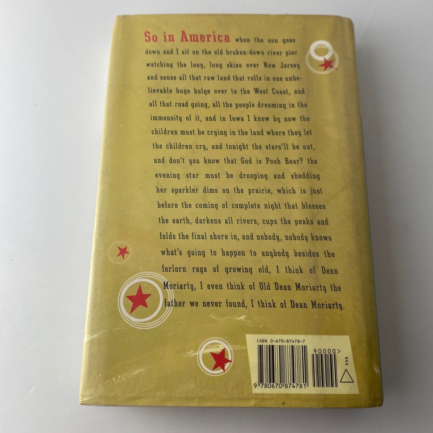 On the Road Jack Kerouac 1997 40th Anniversary Edition Viking Fiction travel