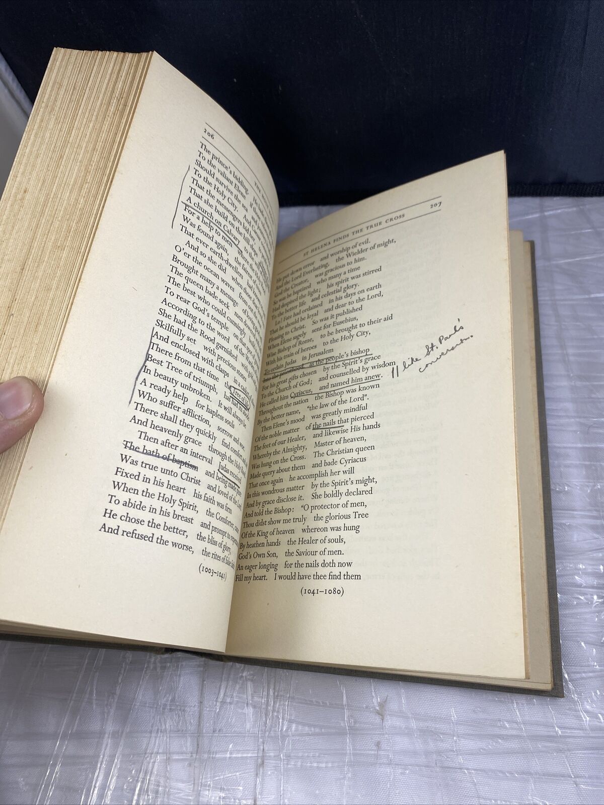 Vintage 50s Early English Christian Poetry Charles Kennedy Oxford University