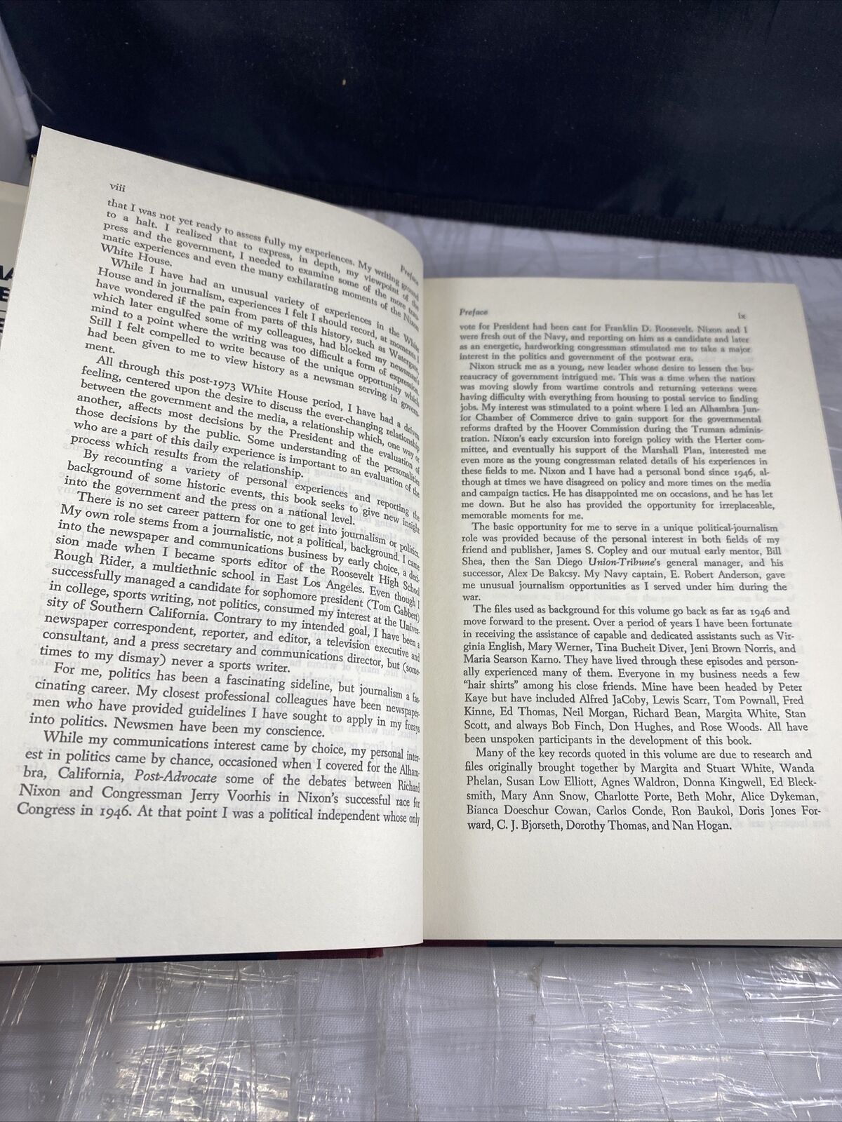 Making It Perfectly Clear by Herbert G. Klein (1980) Vintage Politics First Ed.