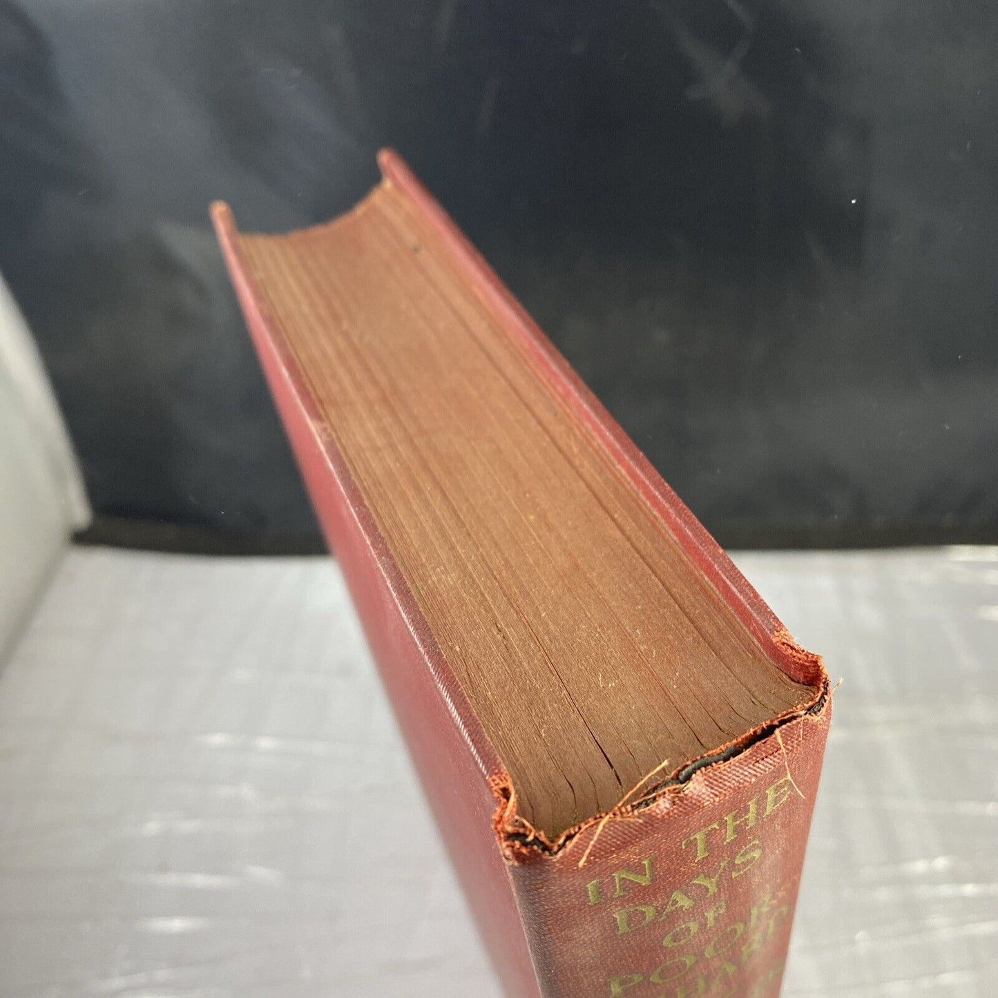 In The Days of Poor Richard Irving Bacheller Copyright 1920s Red Cover Unmarked