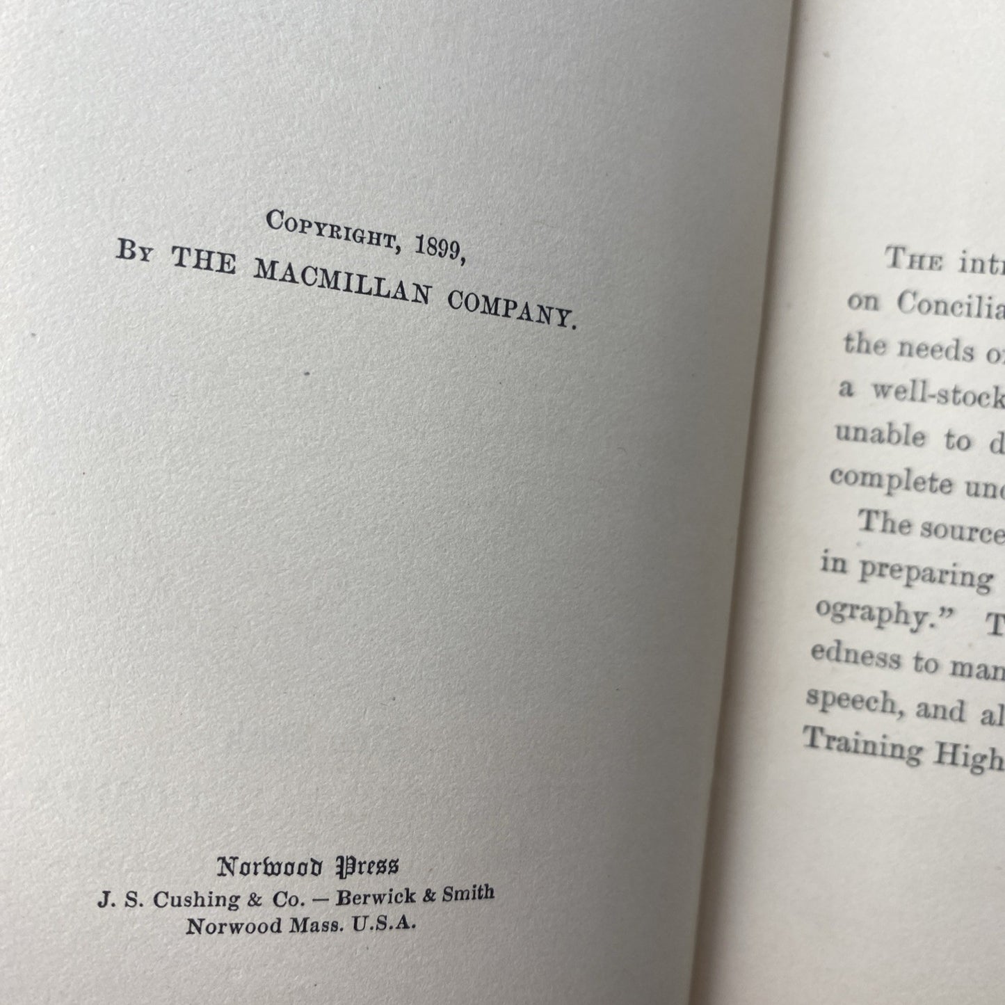 Antique Pocketbook Burke's Speech On Conciliation With America (hardcover 1899)