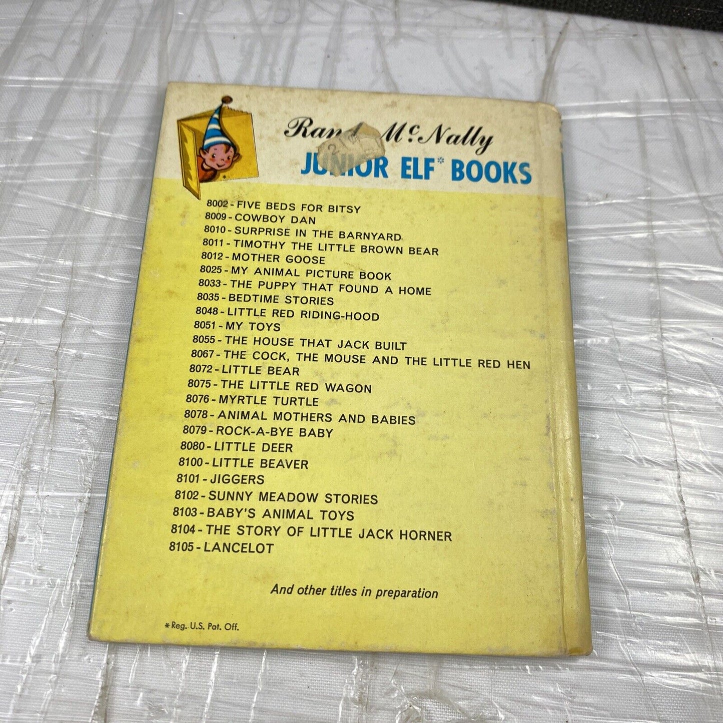 Jumping Jack: Rand McNally Junior Elf Book - 1962 Vintage Rare Kids Book 60s