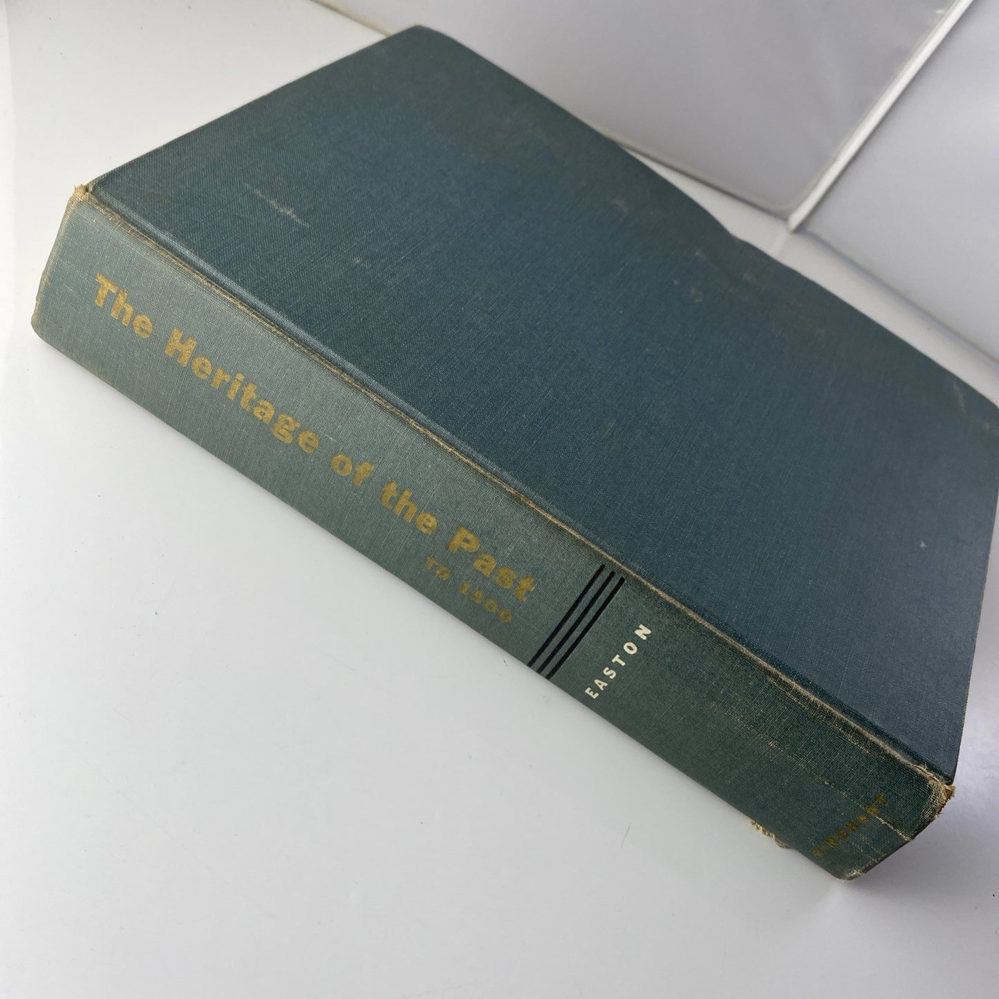 Vintage 50s School History Textbook The Heritage of the Past Easton Heavy Big