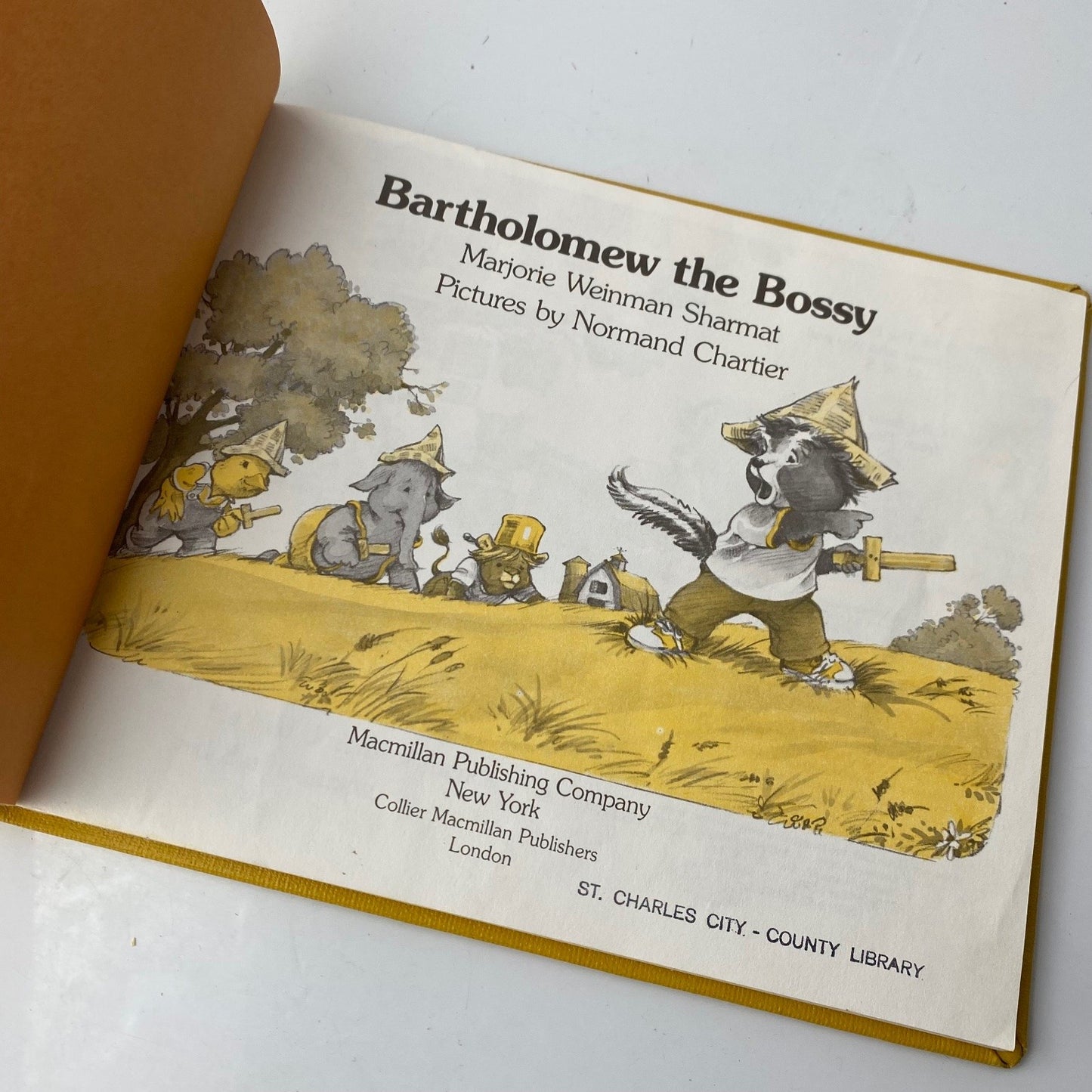 Vintage Kids book 1st print Bartholomew The Bossy Marjorie Weinman Sharmat 1984