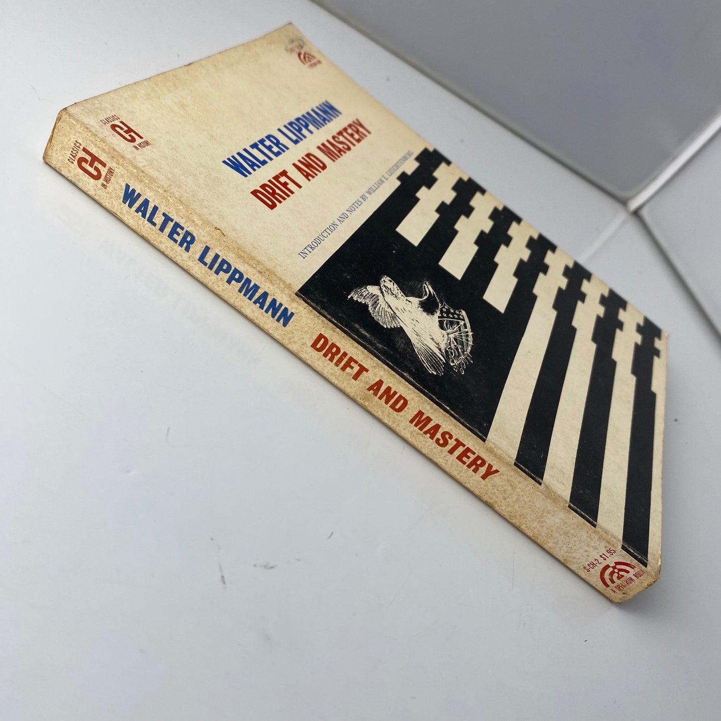 Vintage history paperback Drift and Mastery Walter Lippmann 1961 First Edition