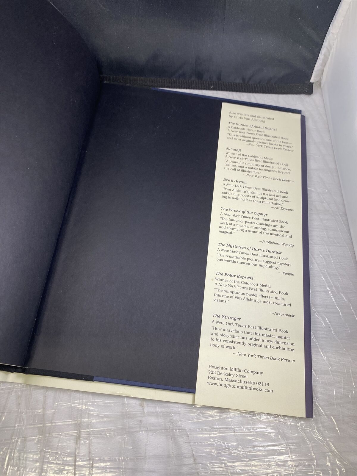 Zathura. Chris Van Allsburg. 2002, Hardcover. Illustrated Kids Best Selling Book