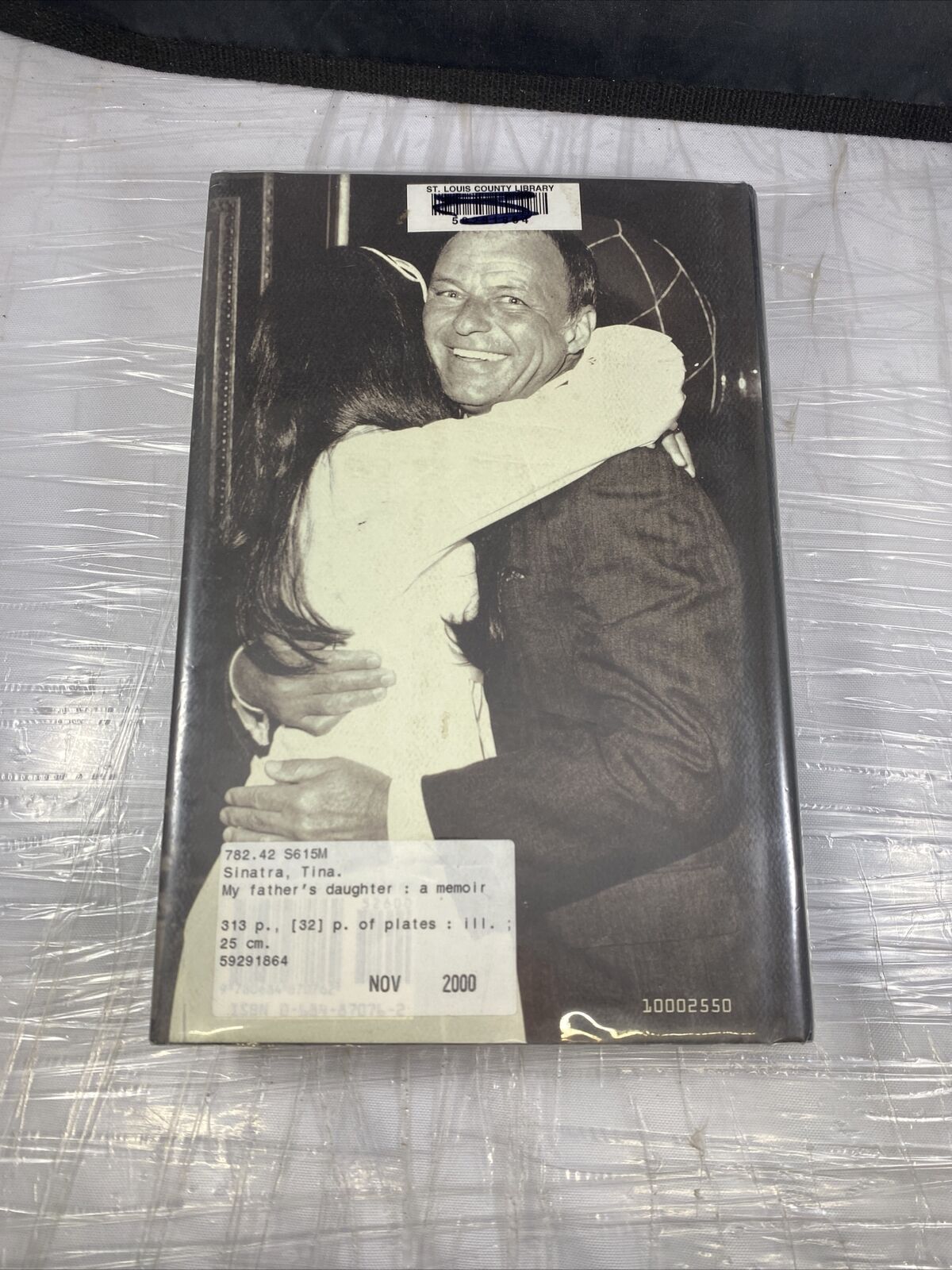 My Father's Daughter - A Memoir - By Tina Sinatra w/Jeff Coplon HC Ex Library