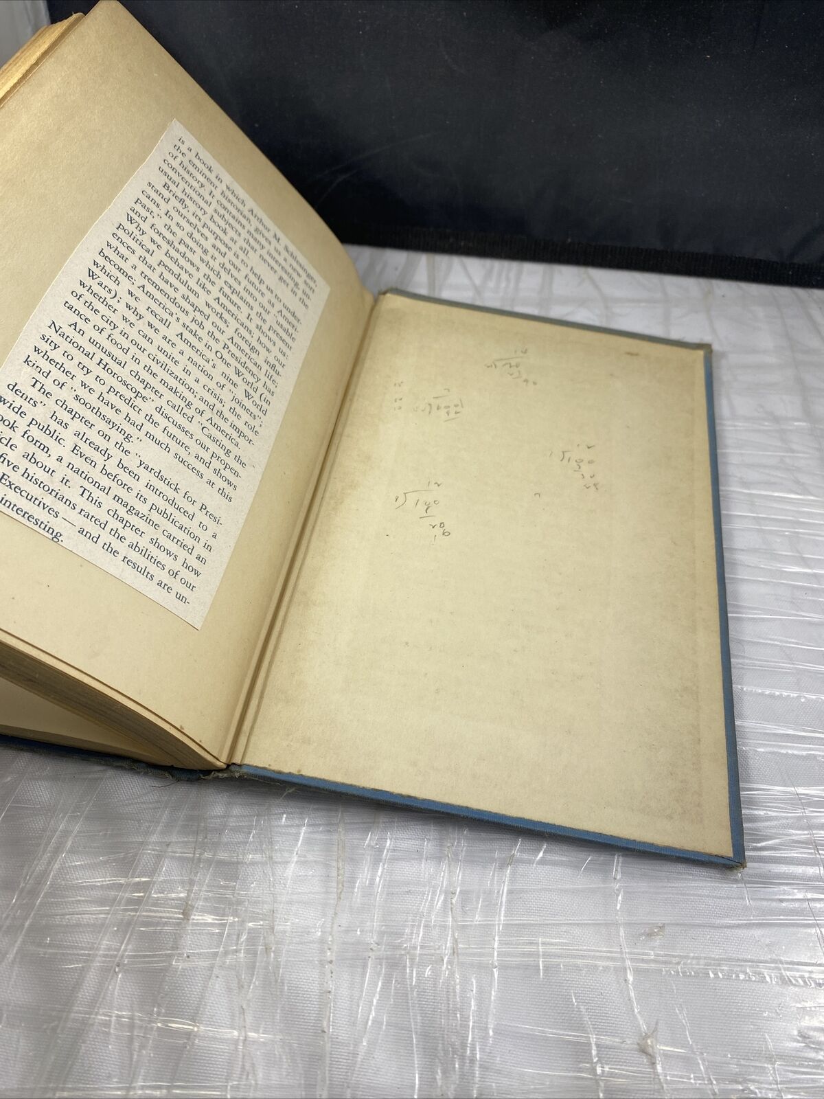 The Paths To The Present HC Book Arthur Schlesinger 1949 Ex Library
