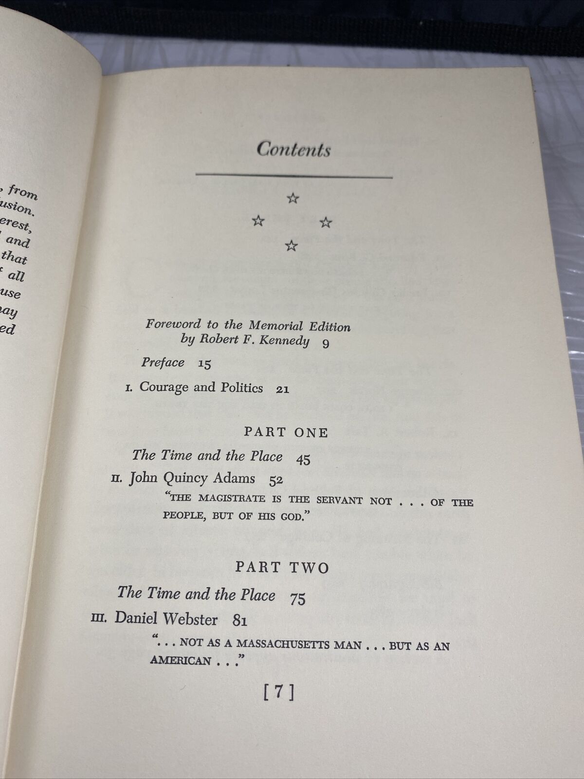 Profiles In Courage By John F Kennedy Memorial Edition RFK 1964 HC DJ 1st Print
