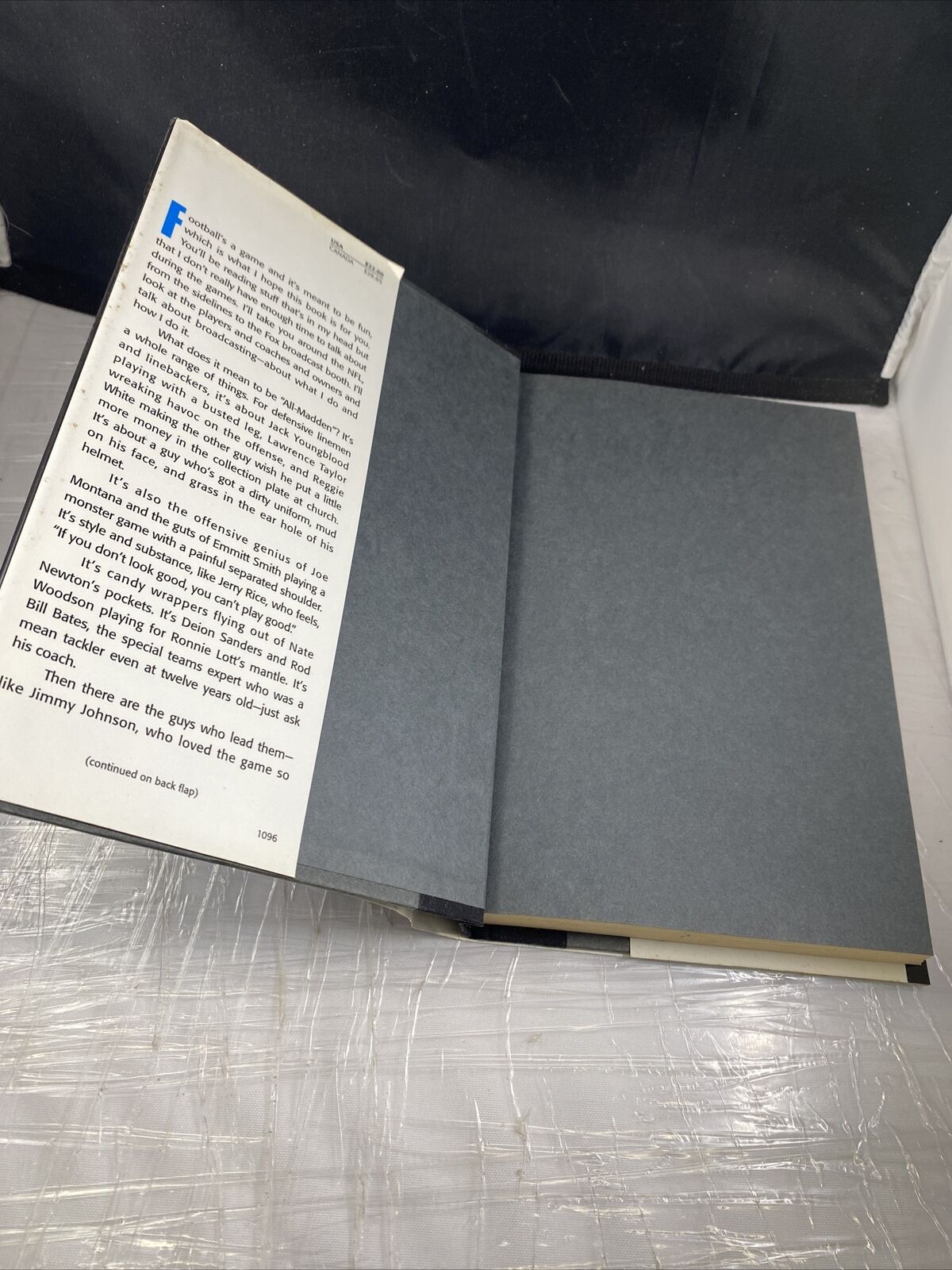 All Madden Hey I m Talking Pro Football Vintage First Edition Print Famous Book
