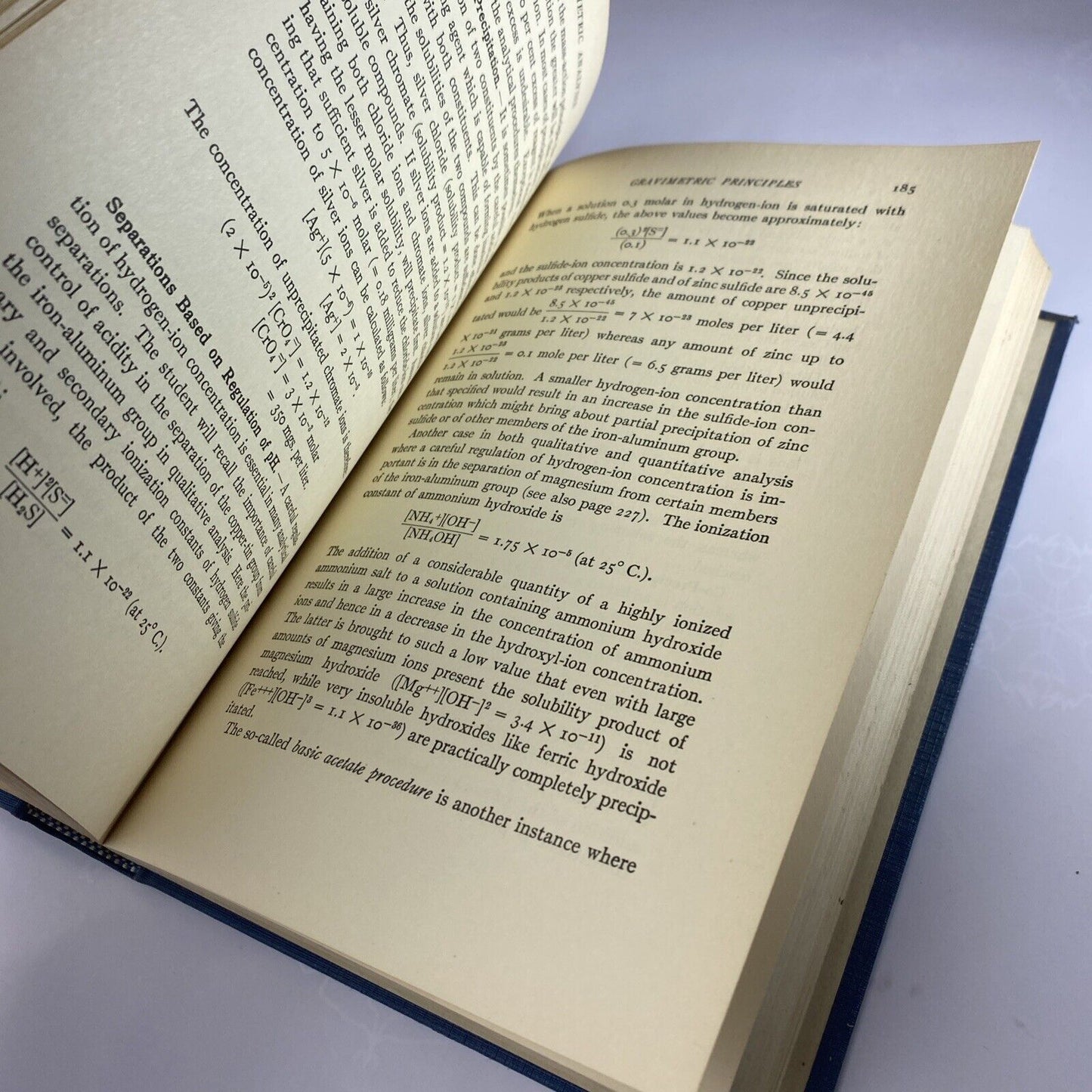 Talbot's Quantitative Chemical Analysis by Leicester F. Hamilton 1930s Textbook