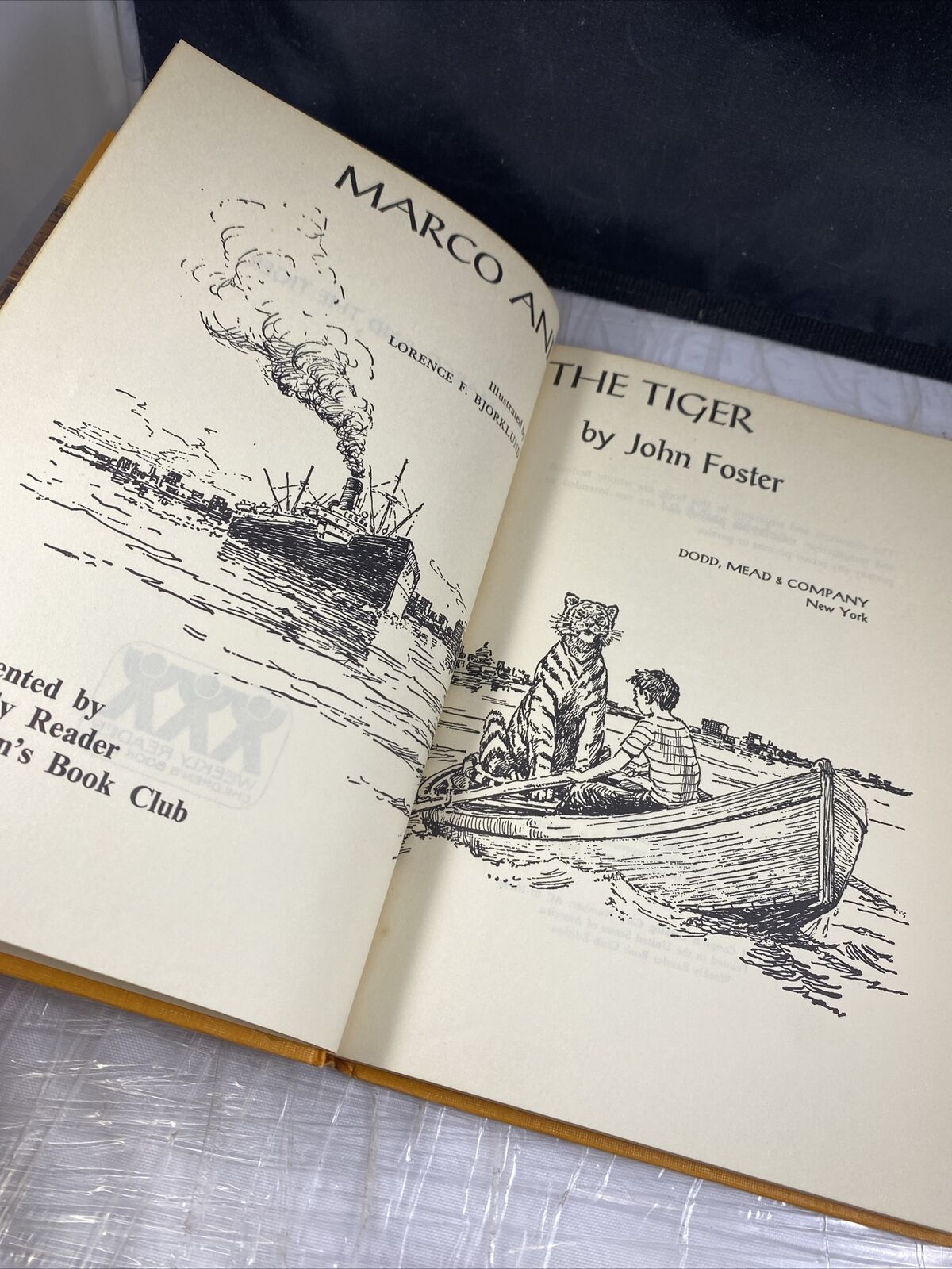 Marco and The Tiger by John Foster Vintage Weekly Reader Hardback 1967