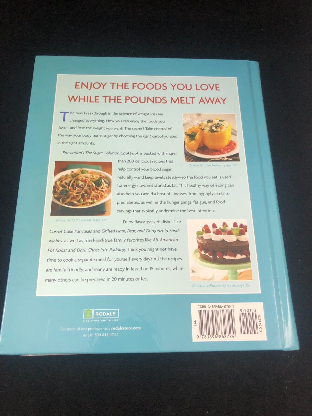 Prevention's the Sugar Solution Cookbook : More Than 200 Delicious Recipes