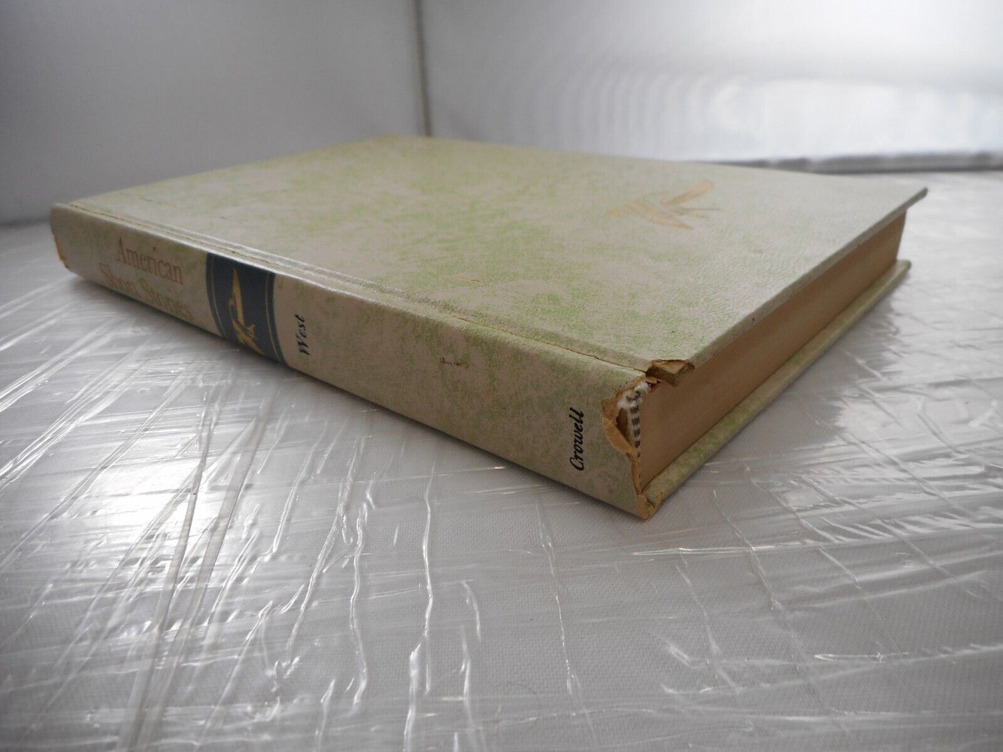 Crowell American Short Stories West Hardcover Book Vintage 1959 box15