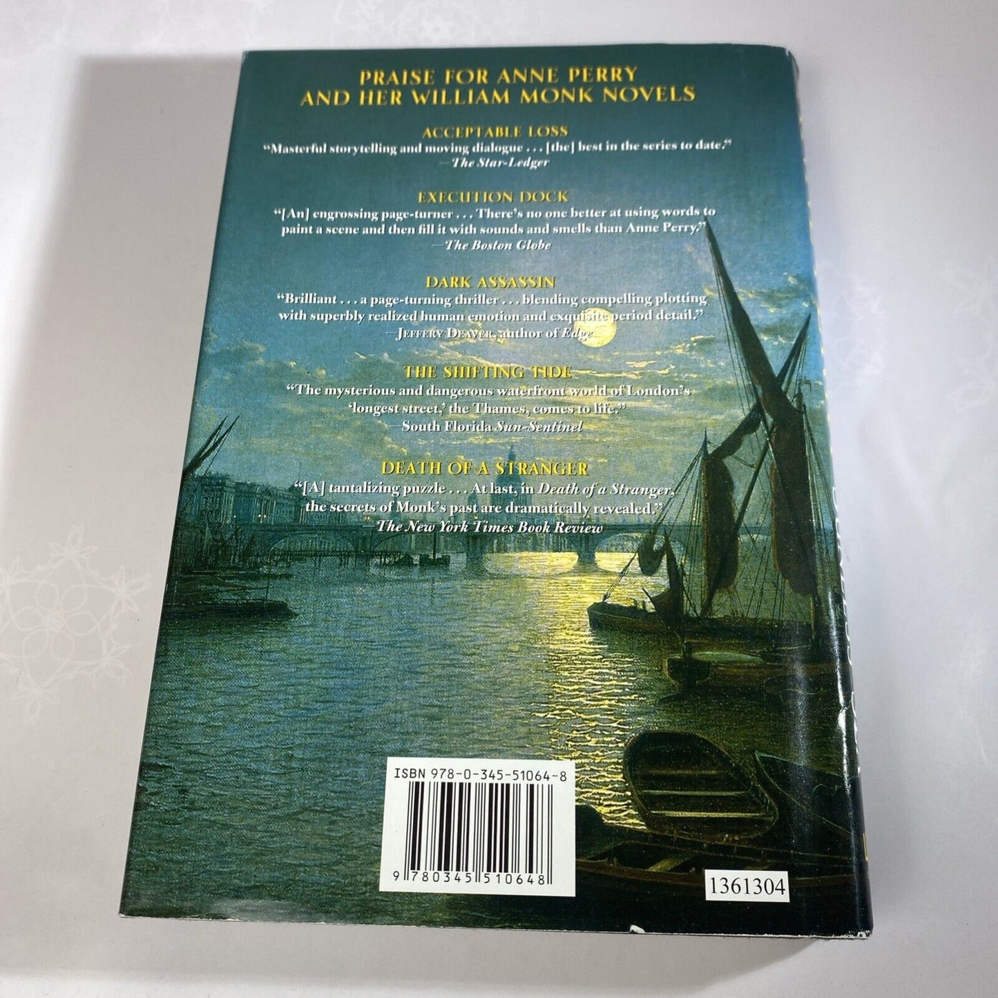 A Sunless Sea: A William Monk Novel - Perry, Anne - hardcover Book Club Edition