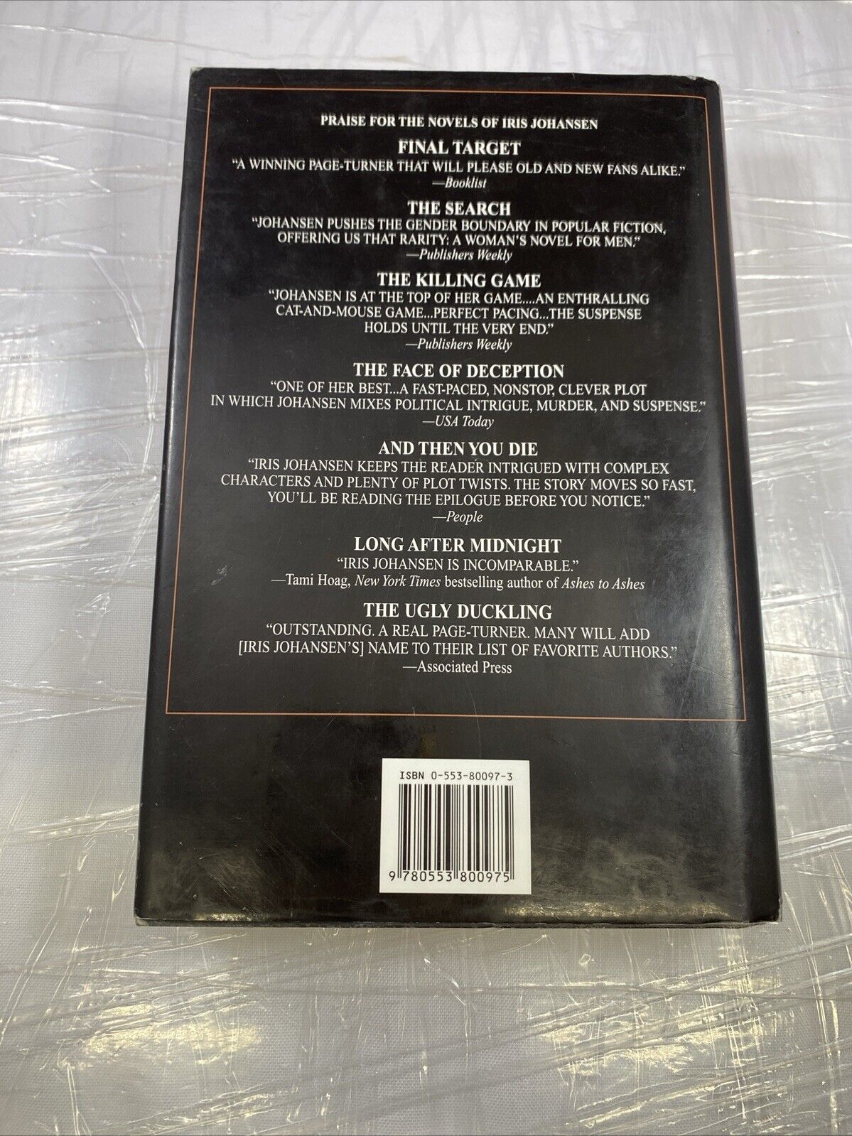 Body of Lies (Eve Duncan) - Hardcover By Iris Johansen - GOOD BCE
