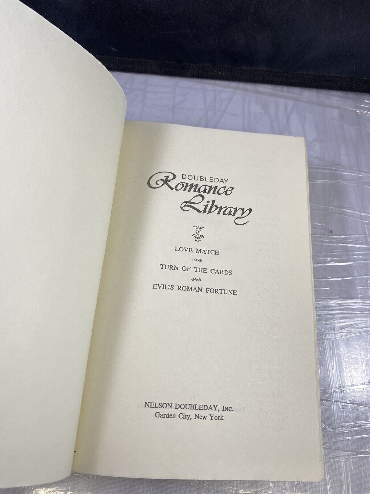 1979 Doubleday Romance Library HC w/DJ Love Match, Turn of the Cards, Evie's ...