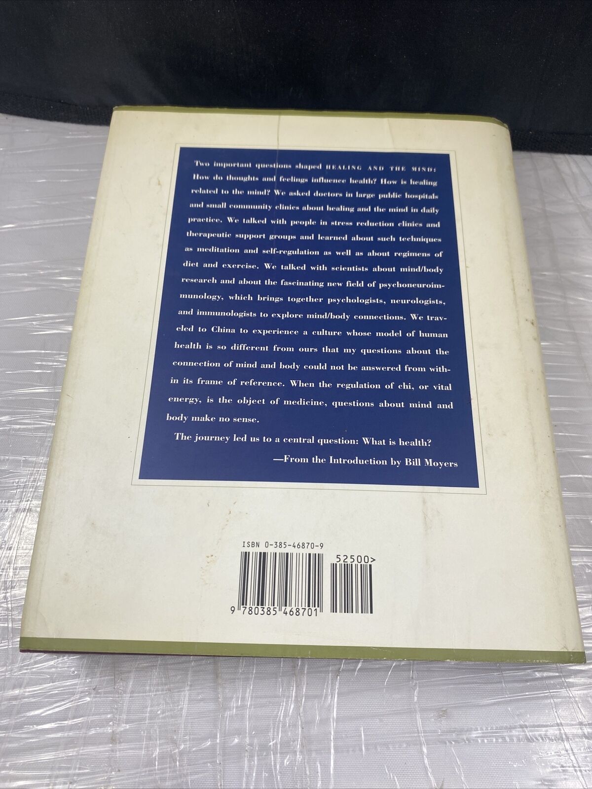 Healing and the Mind - paperback, Bill Moyers Self Help Health Healing Psycholog