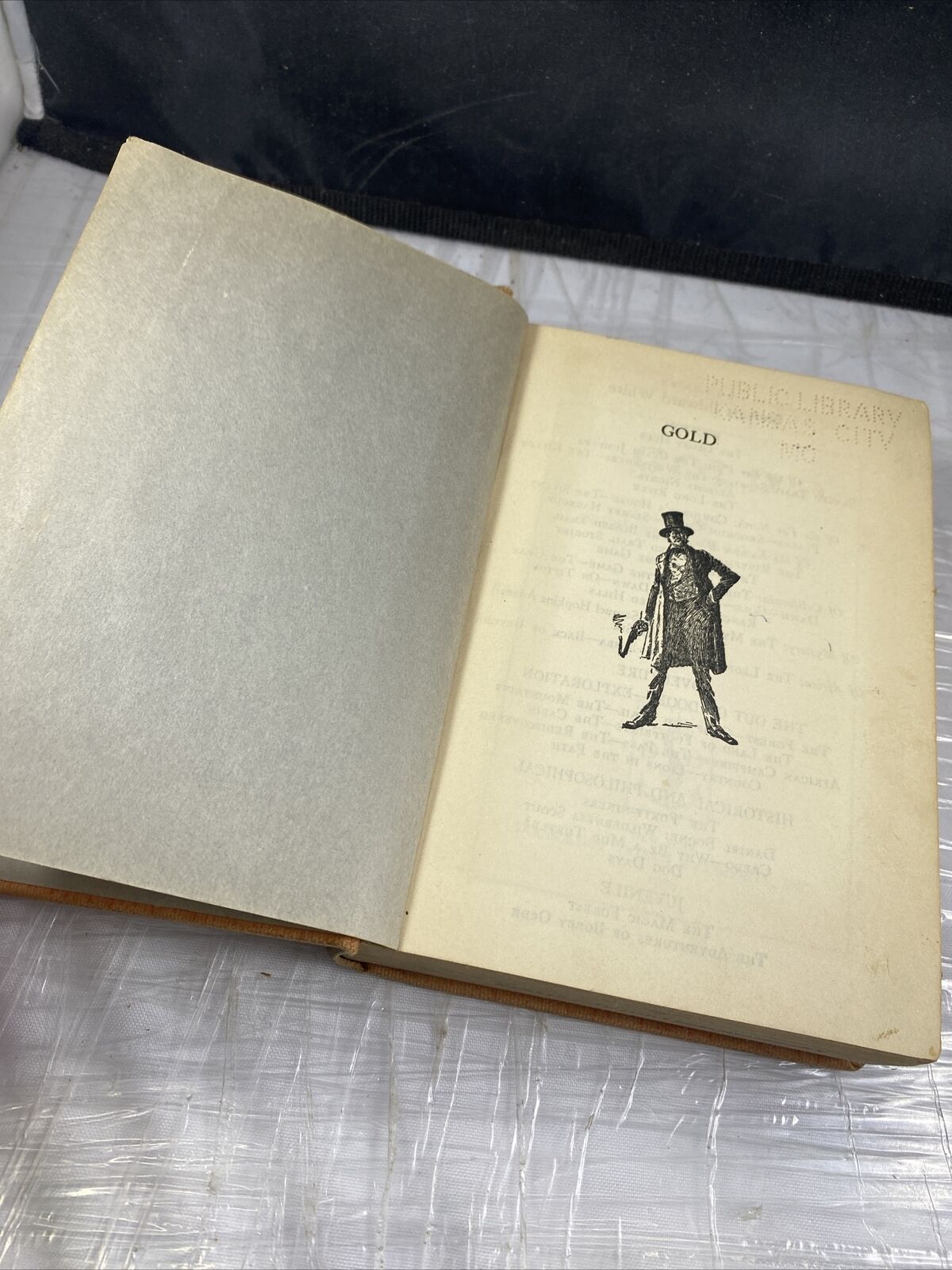 Gold by Stewart Edward White 1939 Print Unique Ex Library Binding School KC MO