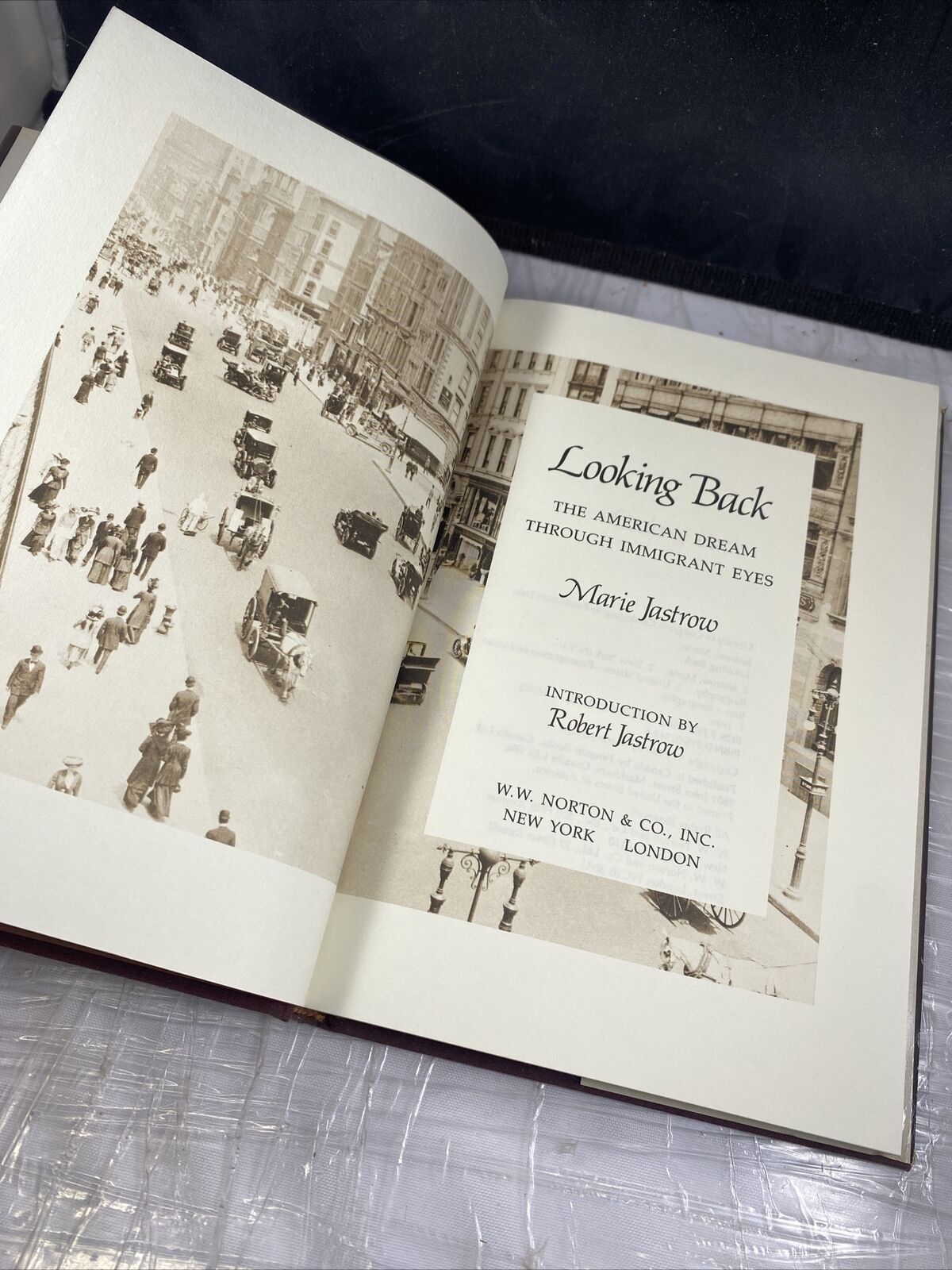 Looking Back: The American Dream... Marie Jastrow & Robert Jastrow 1986 HCDJ