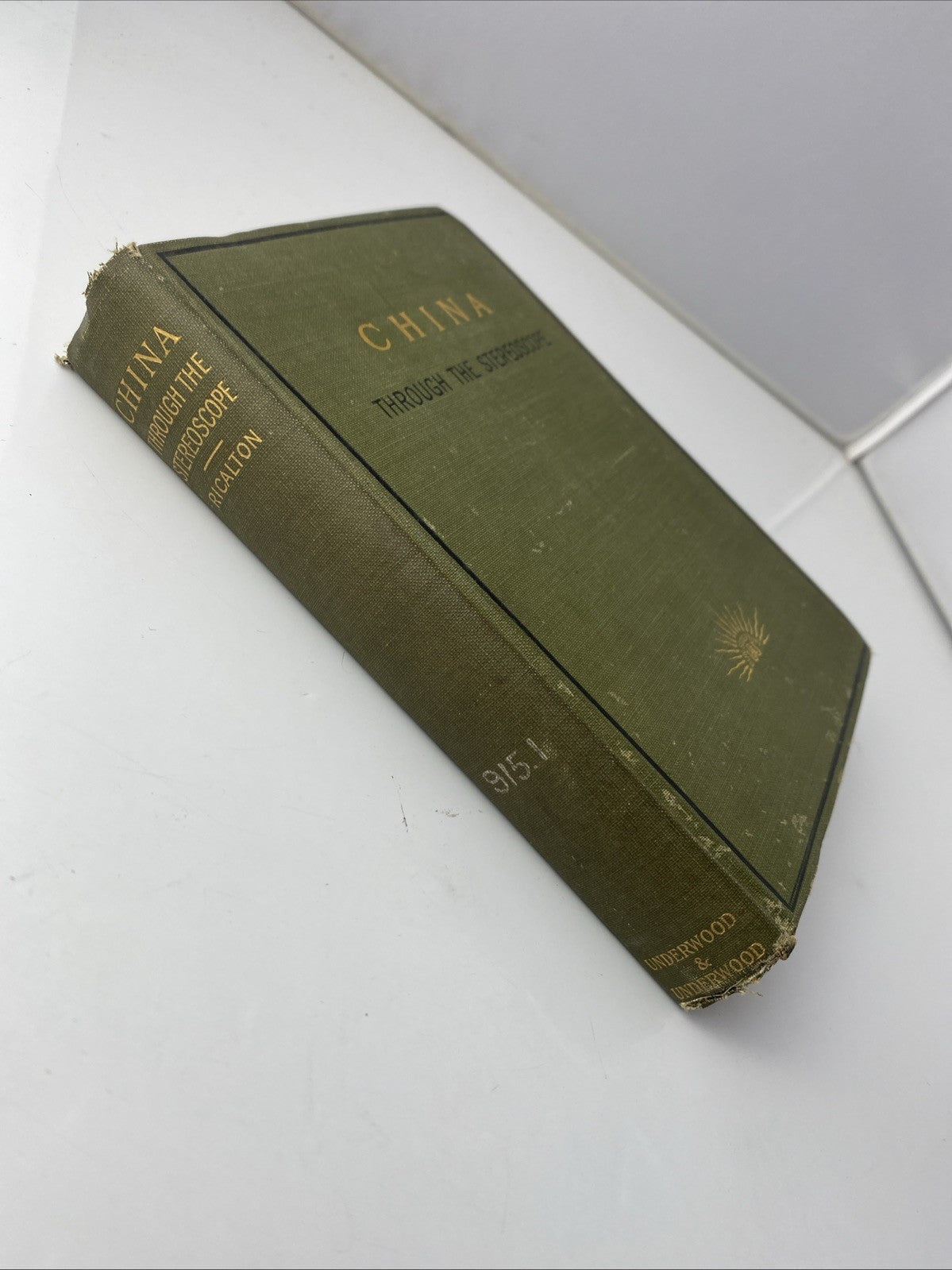 Rare First Print China Through The Stereoscope Ricalton 1901 Ex Library