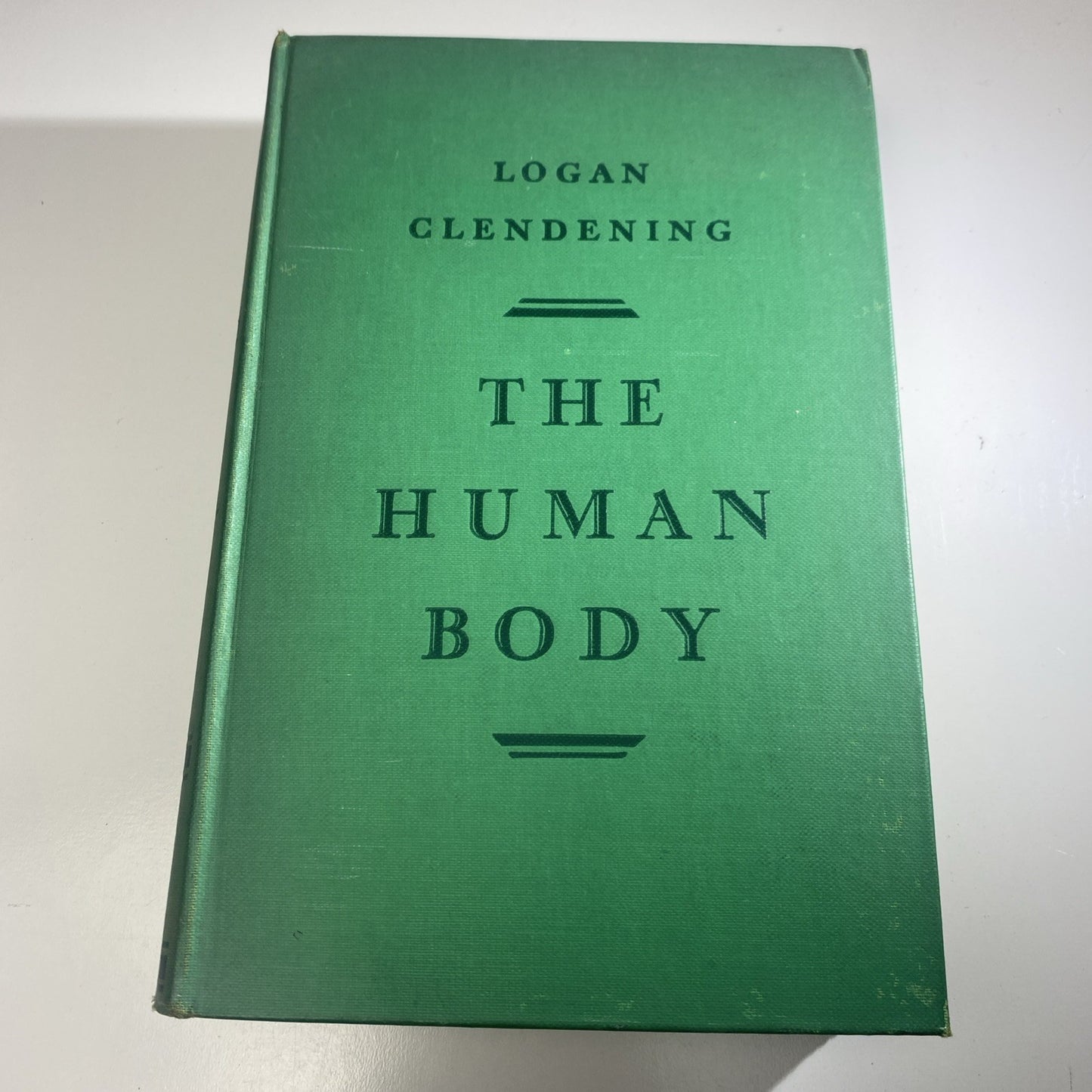 Antique Biology Textbook 1930 - The Human Body - Logan Clendening, M.D. Green