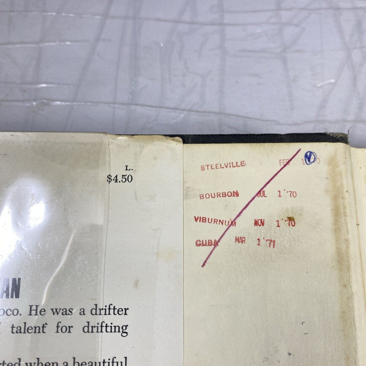 Loco Lee Hoffman 1969 First Edition EX Crawford County LibraryRare Western Novel