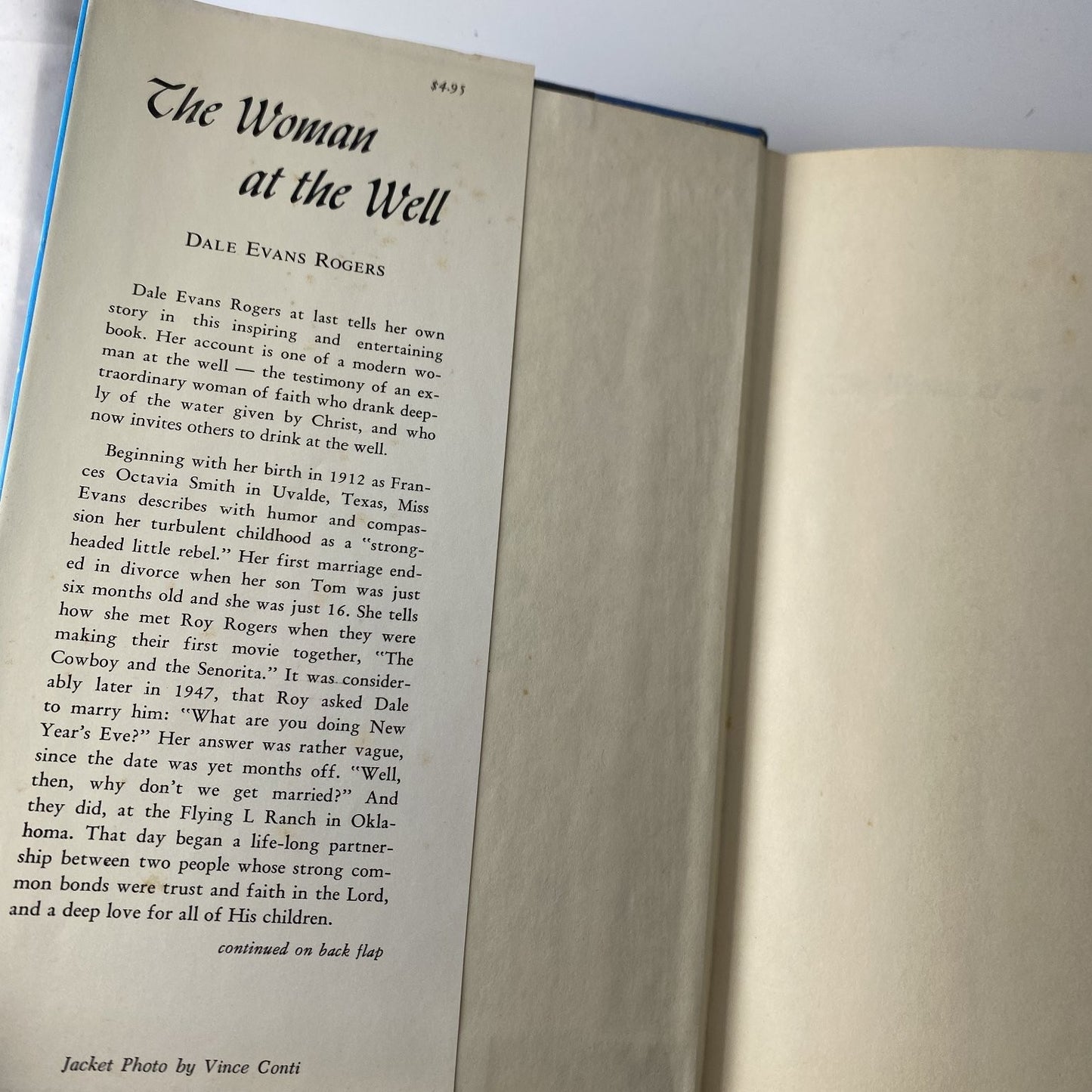 The Woman at the Well Dale Evans Rogers 1970 First Edition Christian