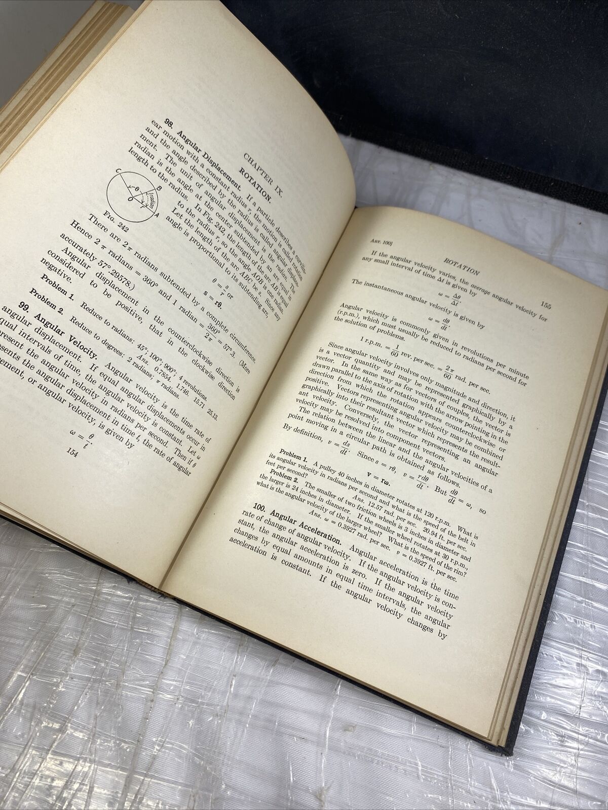 1917 APPLIED MECHANICS Alfred Poorman 1st Ed 4th Impression Vtg School Textbook
