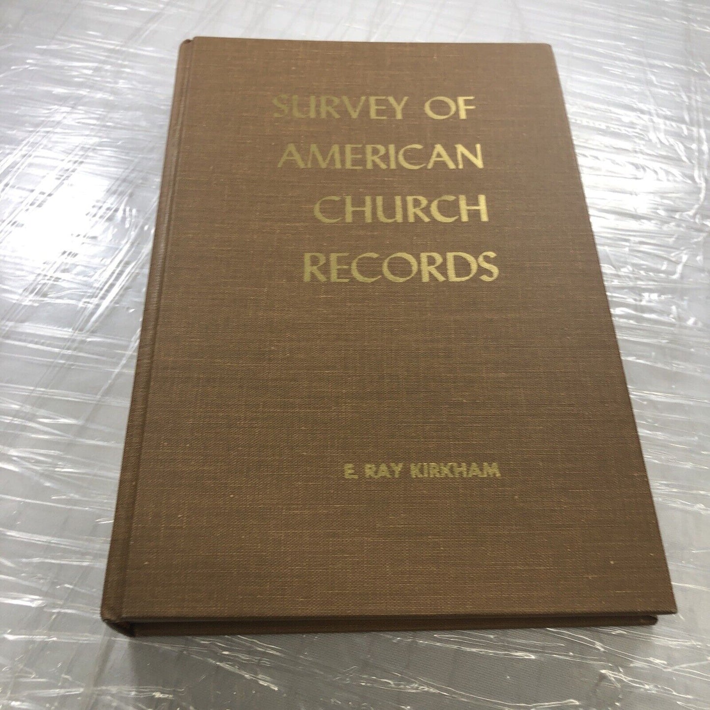 Survey Of American Church Records: Major Denominations Before 1880. History