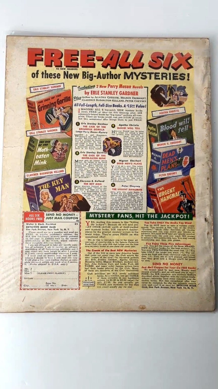 Argosy January 1953 Complete Man's Magazine Illustrated Cold War Mystery