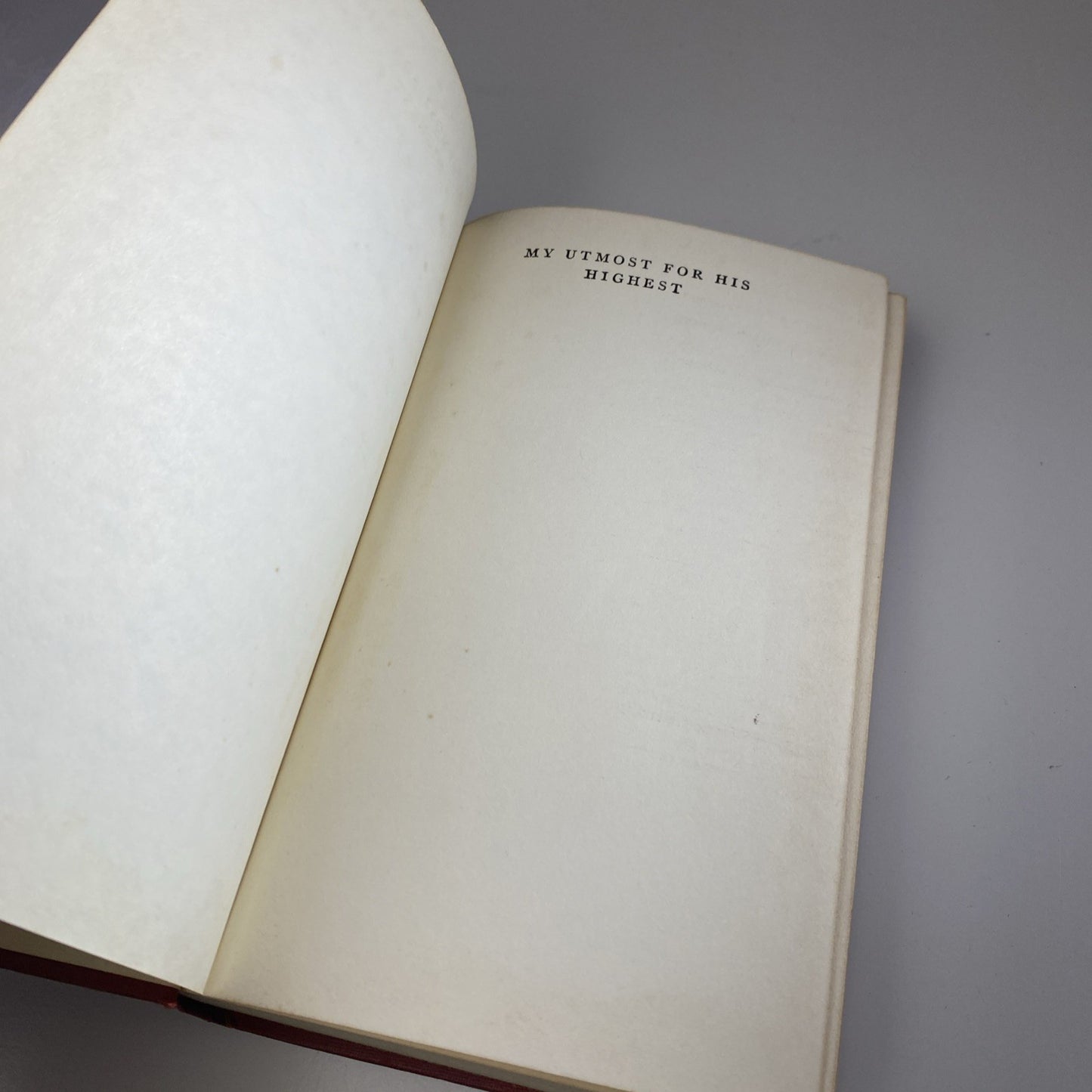 MY UTMOST FOR HIS HIGHEST Golden Book of Oswald Chambers HC 1935 36th Print